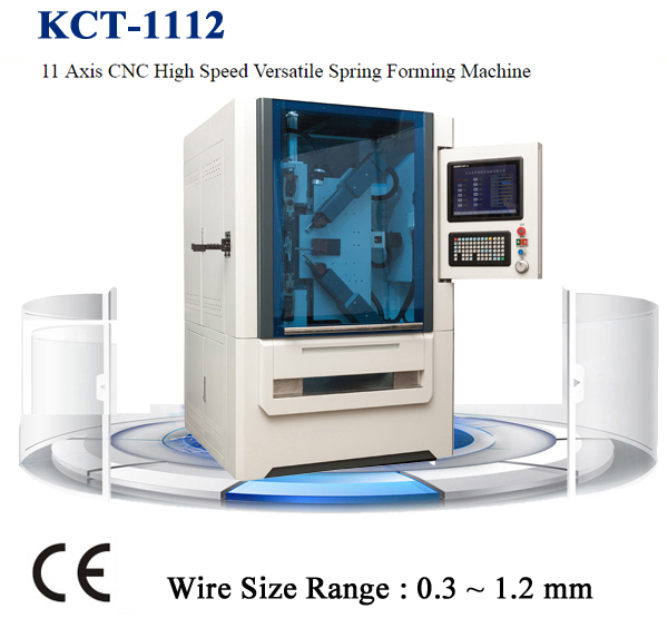 KCT-1112 11 Axis CNC High Speed Versatile Spring Forming Machine