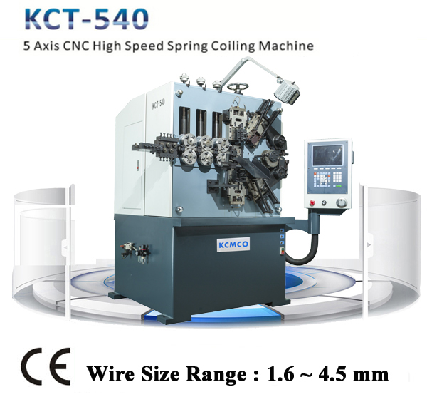 KCT-540 5-axis CNC High Speed Spring Coiling Machine